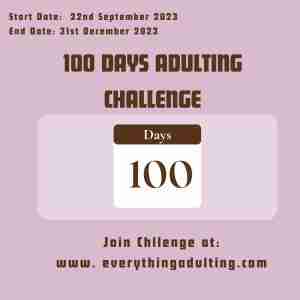 100 Days Adulting Challenge